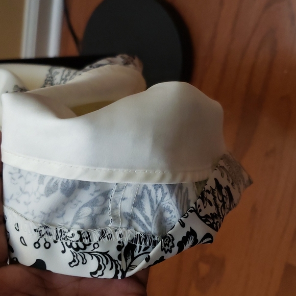 WHBM Black White Knee Length Size 6 Dress - Picture 5 of 7